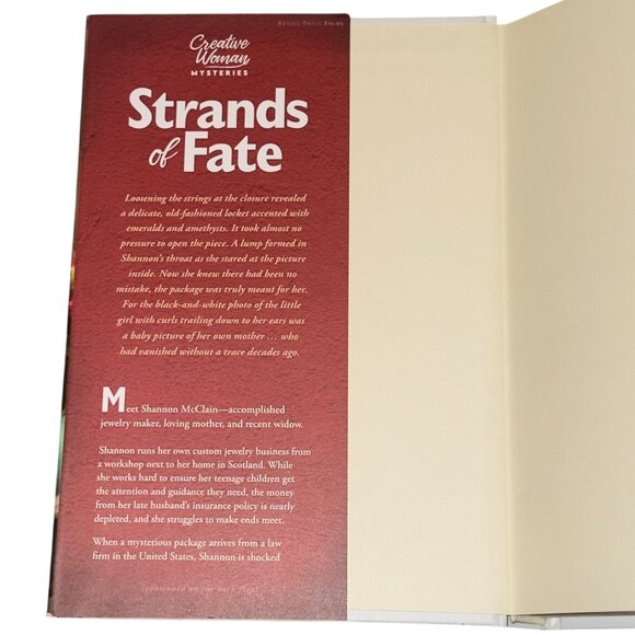 Strands Of Fate By Linda Kozar Mystery Novel Hardcover Special Edition - Picture 3 of 6